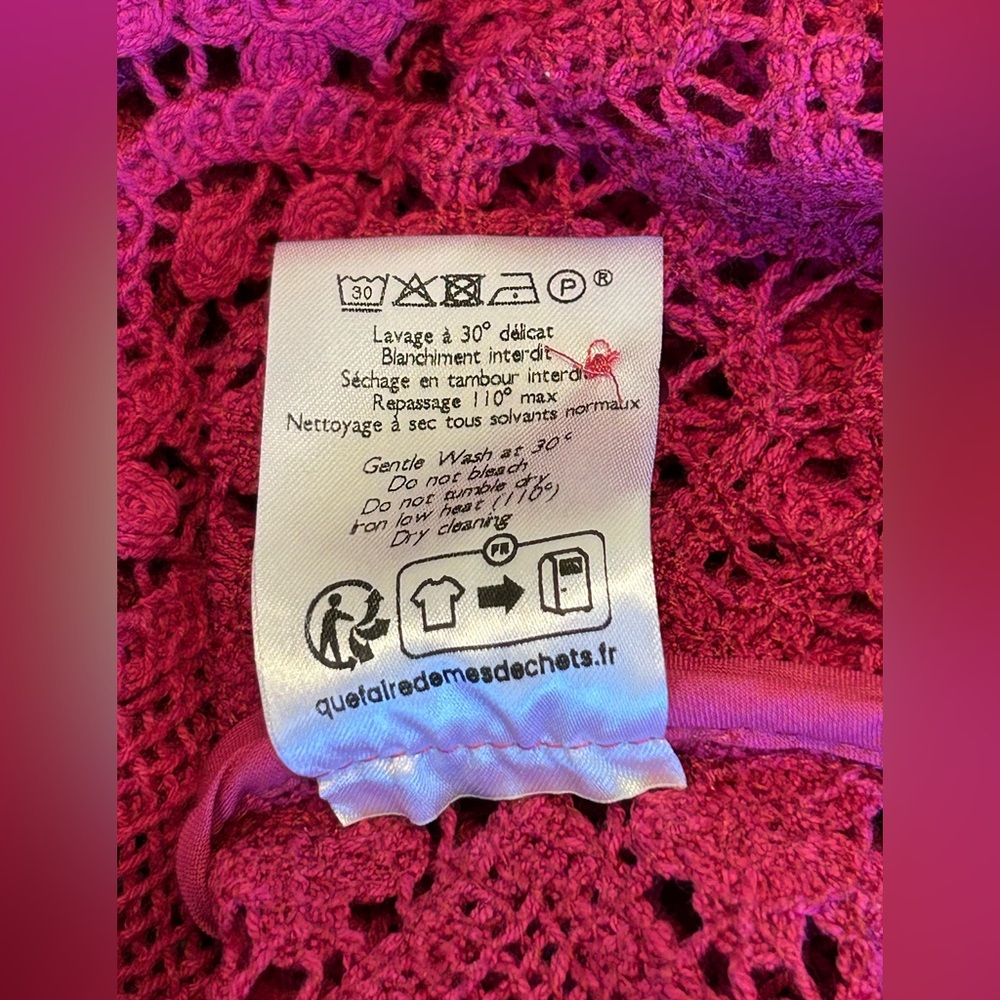 Sezane NWOT SZ 6 Alvere Lace Blouse Peony - NEVER WORN!!! - Picture 7 of 7